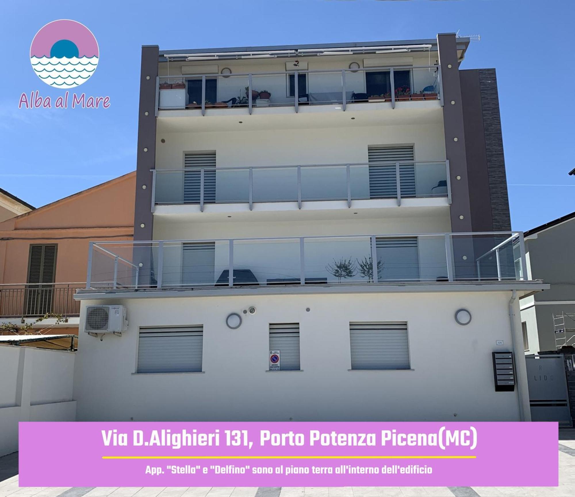 Conero-30Mt Dalla Spiaggia Di Sabbia-Bilocale E Corte-Delfino Apartment Porto Potenza Picena Ngoại thất bức ảnh